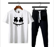 2 Pcs Men's Polyester Printed Track Suit