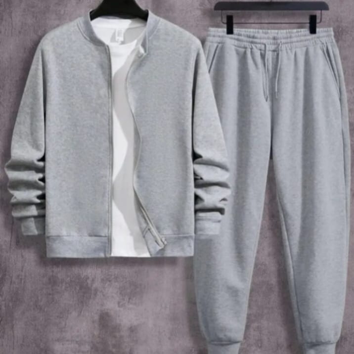 3 Pcs Sweat Shirt Track Suit For Men's Winter Collection