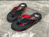 Stylisg Men s Flip Flops - Black Red